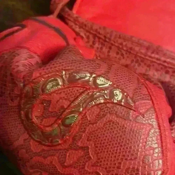 Vintage Alentino Nas Bag Korea Patchwork Mixed Media Abstract crossbody … - Picture 5 of 10